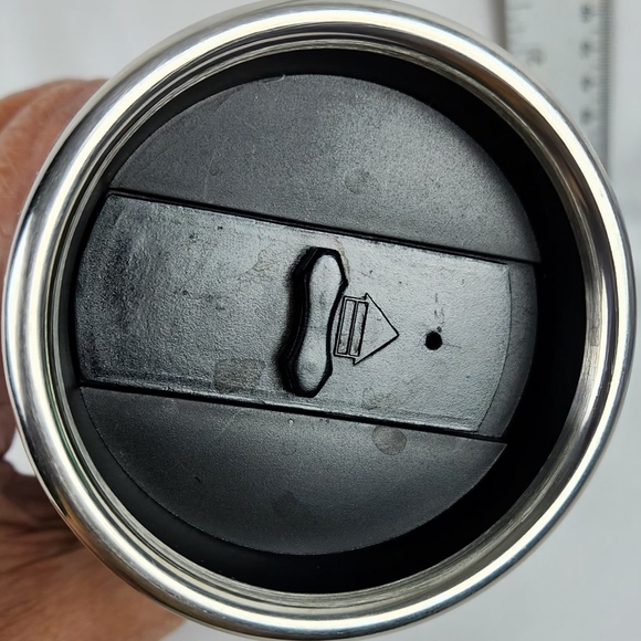 Glass America Stainless Steel Harley Davidson Coffee Travel Cup. White. - Picture 3 of 7